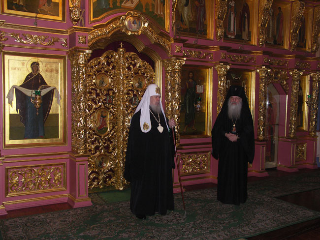 Патриаршее богослужение в Новоспасском монастыре