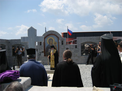 Открытие русского мемориала на острове Лемнос (Греция)