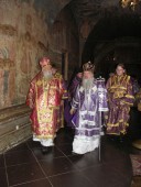 Пребывание Соловецкого поклонного креста у Новоспасского монастыря 