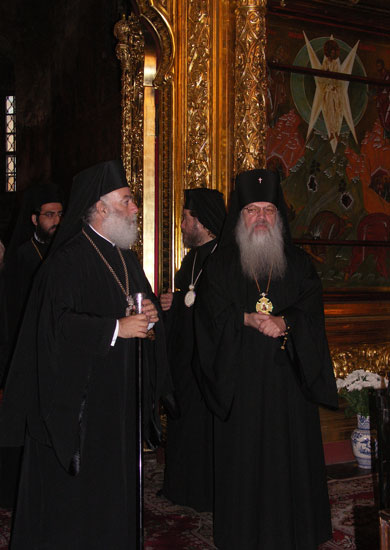 Приезд Александрийского Патриарха Феодора II. 7 октября 2007 