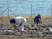 Открытие русского мемориала на острове Лемнос (Греция) в июле 2009 г. Работы по расчистке Русского кладбища на острове Лемнос