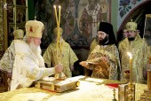 Святейший Патриарх Кирилл возглавил воскресную Божественную литургию  